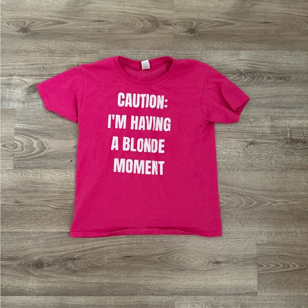 Pink Kids T-Shirt with Fun Slogan